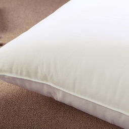 乐加白色一等品棉布纤维枕LH25201111 舒适安眠的简约之选